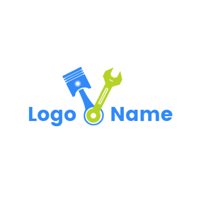 Piston and Wrench Logo - Free Piston Logo Designs | DesignEvo Logo Maker