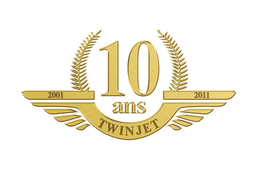 Twin Jet Logo - Logo 10ans twinjet | CTKstudio graphisme www.ctkstudio.com a… | Flickr