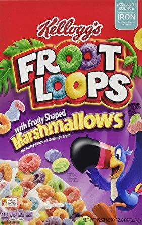 Froot Loops Logo - Kelloggs Froot Loops Marshmallow 357 g: Amazon.co.uk: Grocery