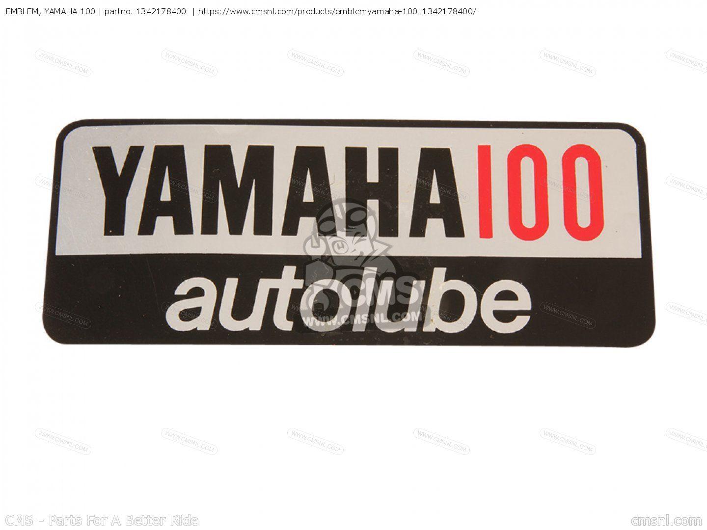 Twin Jet Logo - EMBLEM, YAMAHA 100 for YL1 TWINJET 1966 1967 USA - order at CMSNL