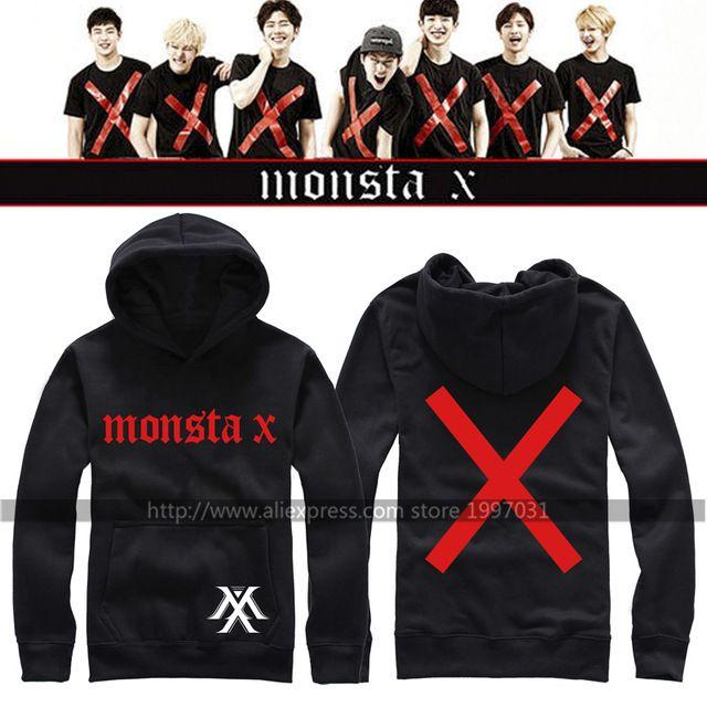 Monsta X Logo - KPOP MONSTA X LOGO RED X WONHO IM MINHYUK YOOKIHYUN HYUNGWON SHOWNU