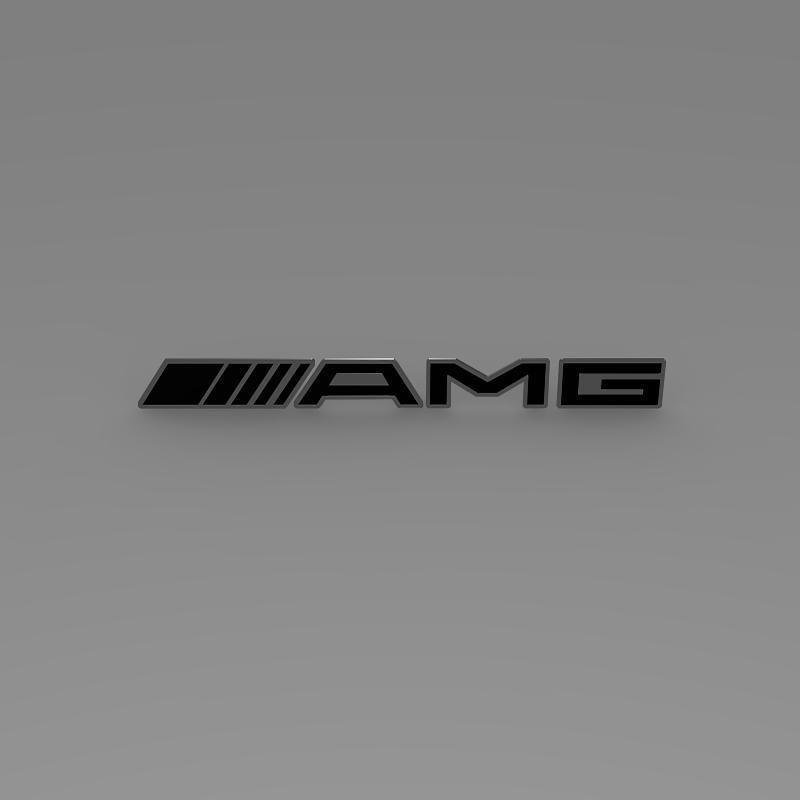 AMG Logo - AMG Logo 3D | CGTrader