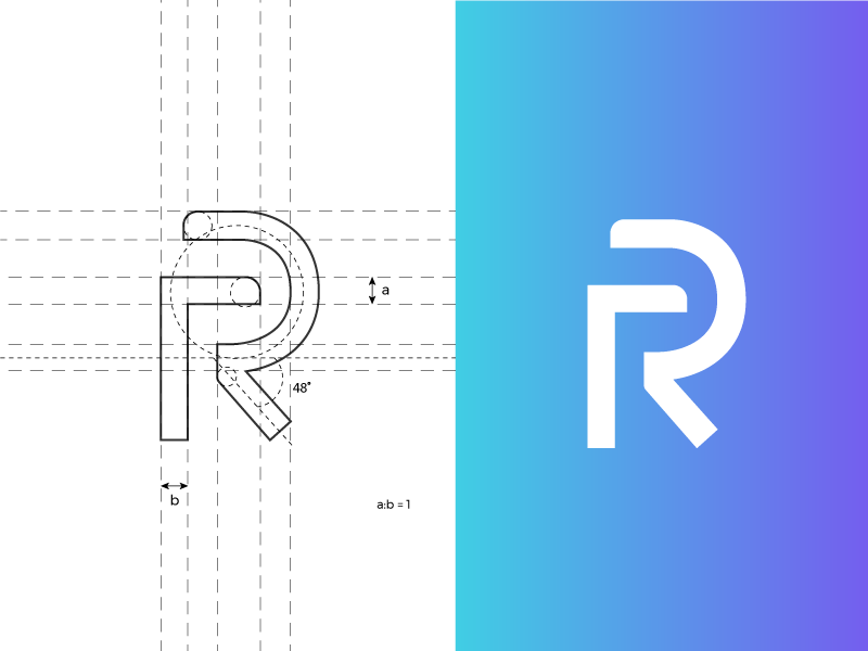 P and R Logo - P R Logo (Monogram) by Puneeth Reddy L