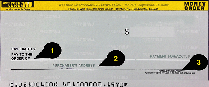 Western Union Money Order Logo - How To Fill Out a Money Order | Western Union