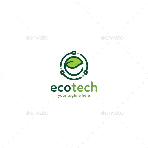 Tech Logo - Eco Tech Logo
