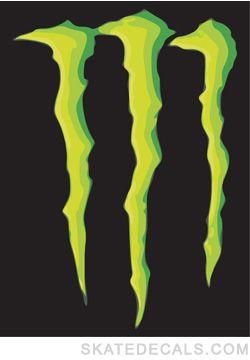 Nike Monster Energy Logo - 2 Nike Swoosh Stickers Decals [nike-original] - $3.95 : Acadame V1.0 ...