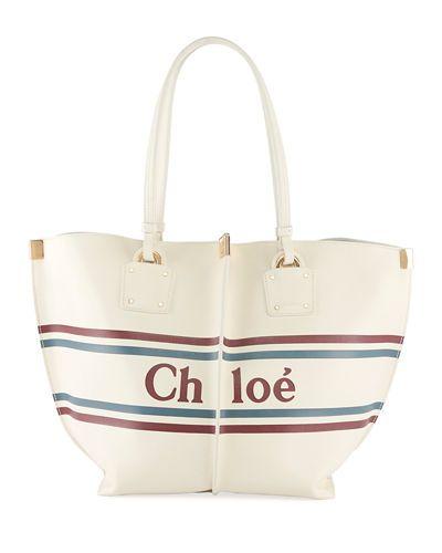 Chloe Bag Logo - Chloe White Leather Handbag | Neiman Marcus