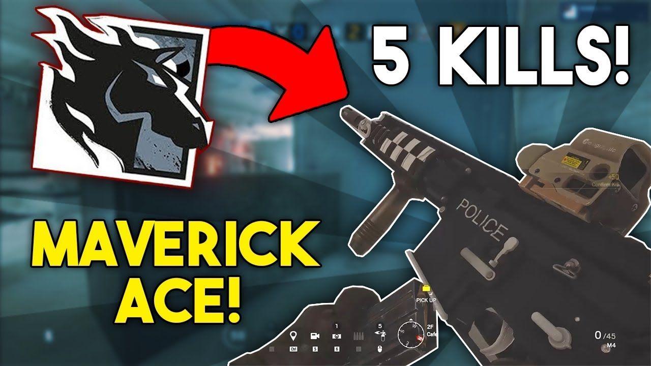 R6 Maverick Logo - The MAVERICK ACE Clutch!. TS Highlights Siege (Grim Sky)