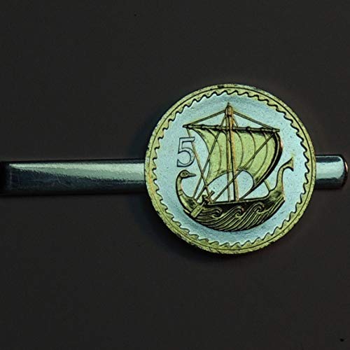 Green and Gold Viking Logo - Cyprus Viking Ship 2 Toned Gold On Silver