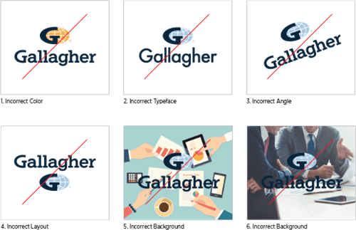 AJ Gallagher Logo - Logo Usage - Gallagher Brand Center