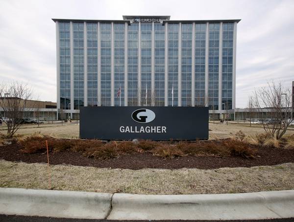 AJ Gallagher Logo - Gallagher plans to expand on Rolling Meadows campus, creating 700 jobs