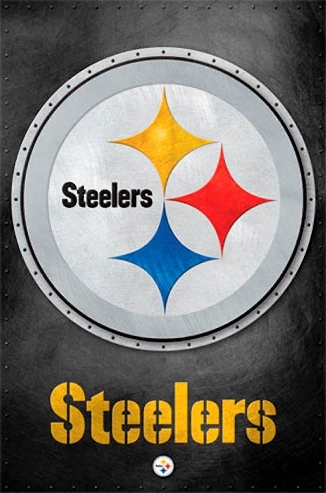 Steelers Logo - Pittsburgh Steelers Logo 13 Wall Poster
