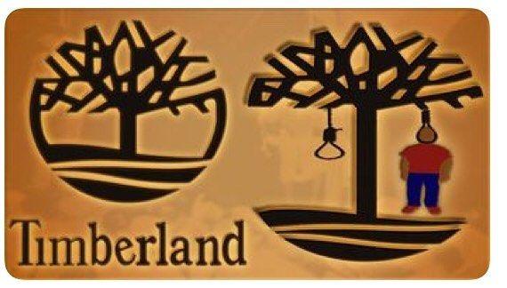 Famos Black Tree Logo - Timberland logo is a hanging tree. #timberlands #timberlandboots