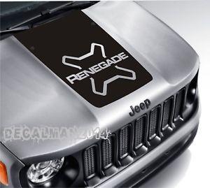 Blackout Logo - Details about Jeep Renegade 2015 2016 2017 2018 Blackout logo Vinyl Hood  Decal waterproof