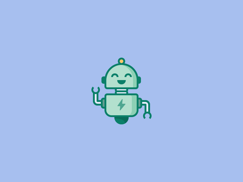 Robot Guy Logo - Robot Mascot | Minimal Illustrations | Robot logo, Robot, Robot icon