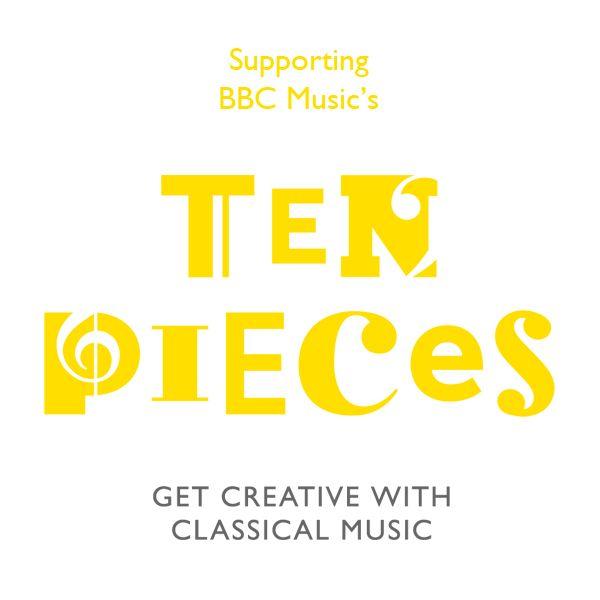 Yellow Blue and White Logo - CBBC Pieces, Primary Pieces branding