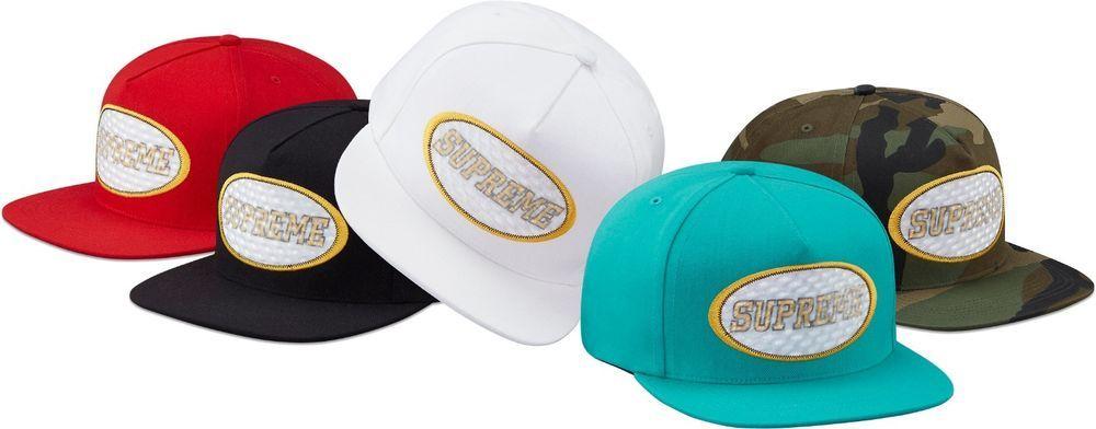 Teal Black and Red Logo - SUPREME Overlay 5 Panel Teal Red Black box logo camp cap tnf F/W 16 ...