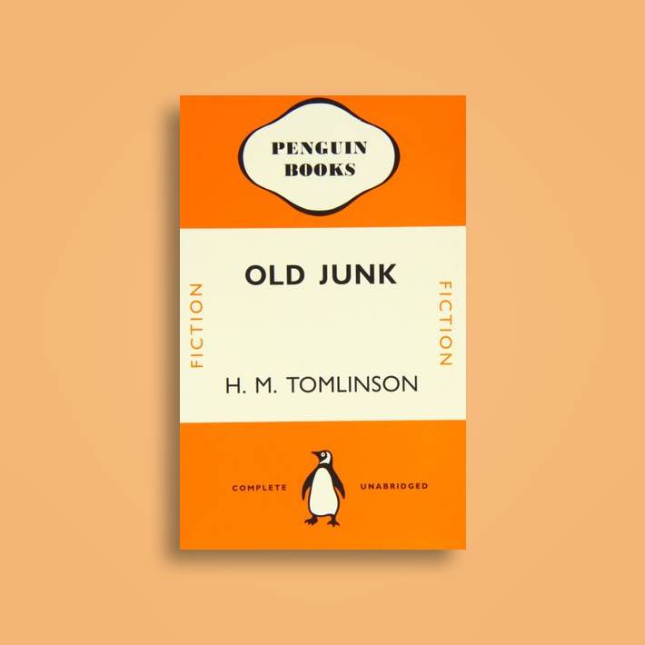 Orange Penguin Logo - Old Junk Notebook (Orange) (Penguin Notebooks).M. Tomlinson Near