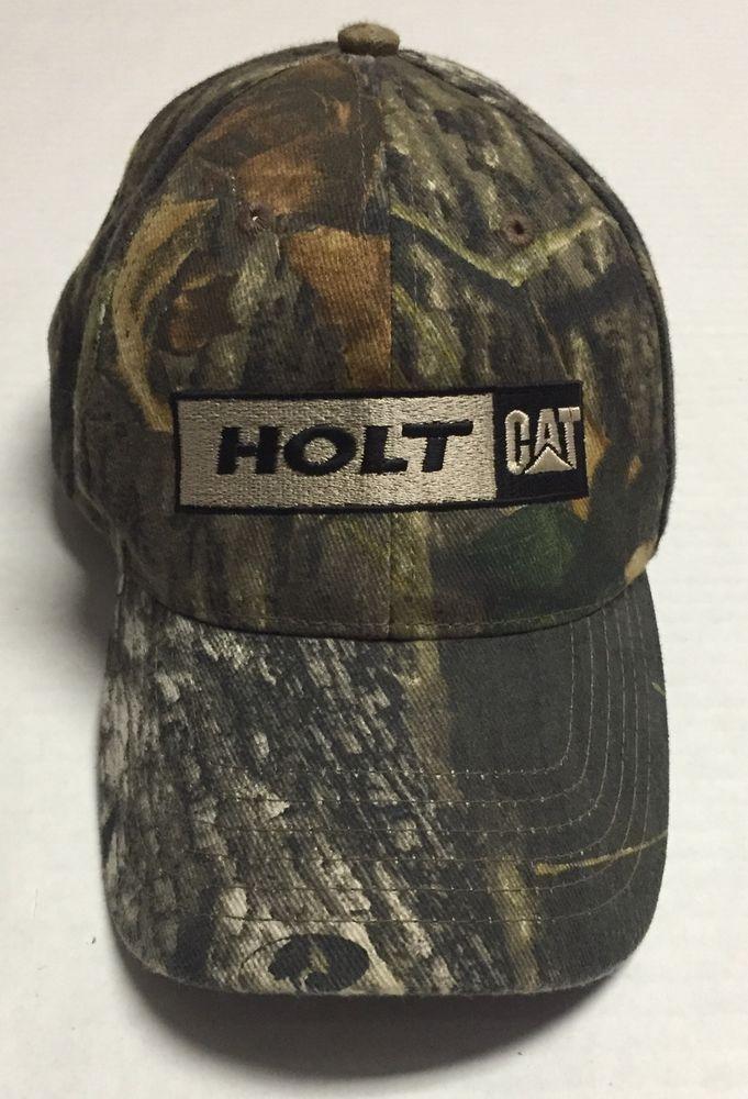 Camo Austin Logo - Holt Caterpillar Hat CAT Baseball Cap Camo Hunting Promo Austin ...