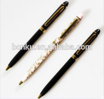 Thin Cross Logo - China Gift Items Thin Metal Pen Logo Engraved Top Cross Hotel Pen ...