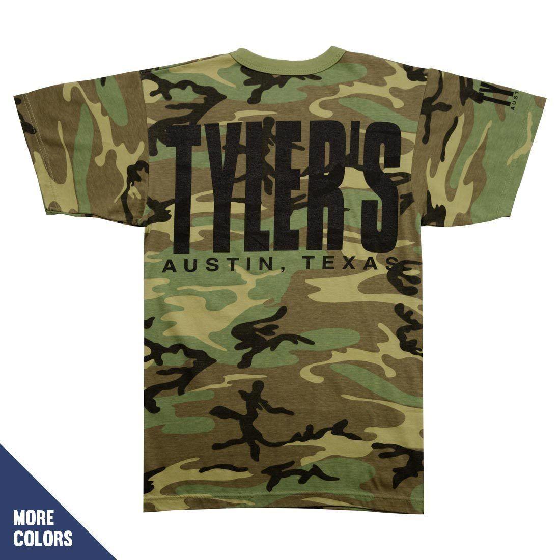 Camo Austin Logo - TYLER'S Camo Tee - Austin - TYLER'S