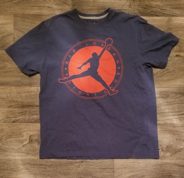 Purple and Blue Jordan Logo - Nike Air Jordan 23 Jumpman Carolina T-Shirt, Size Large - Blue | eBay