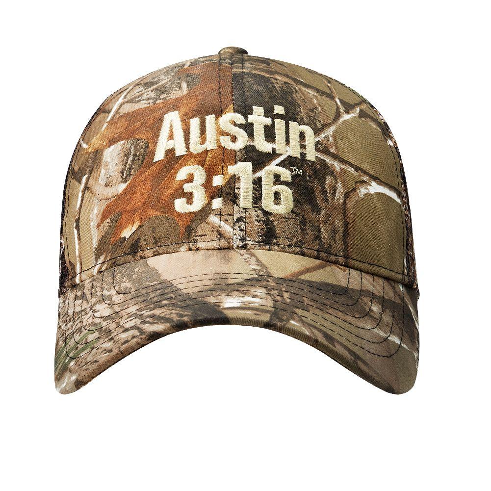 Camo Austin Logo - Stone Cold Steve Austin Camo Baseball Hat - WWE US