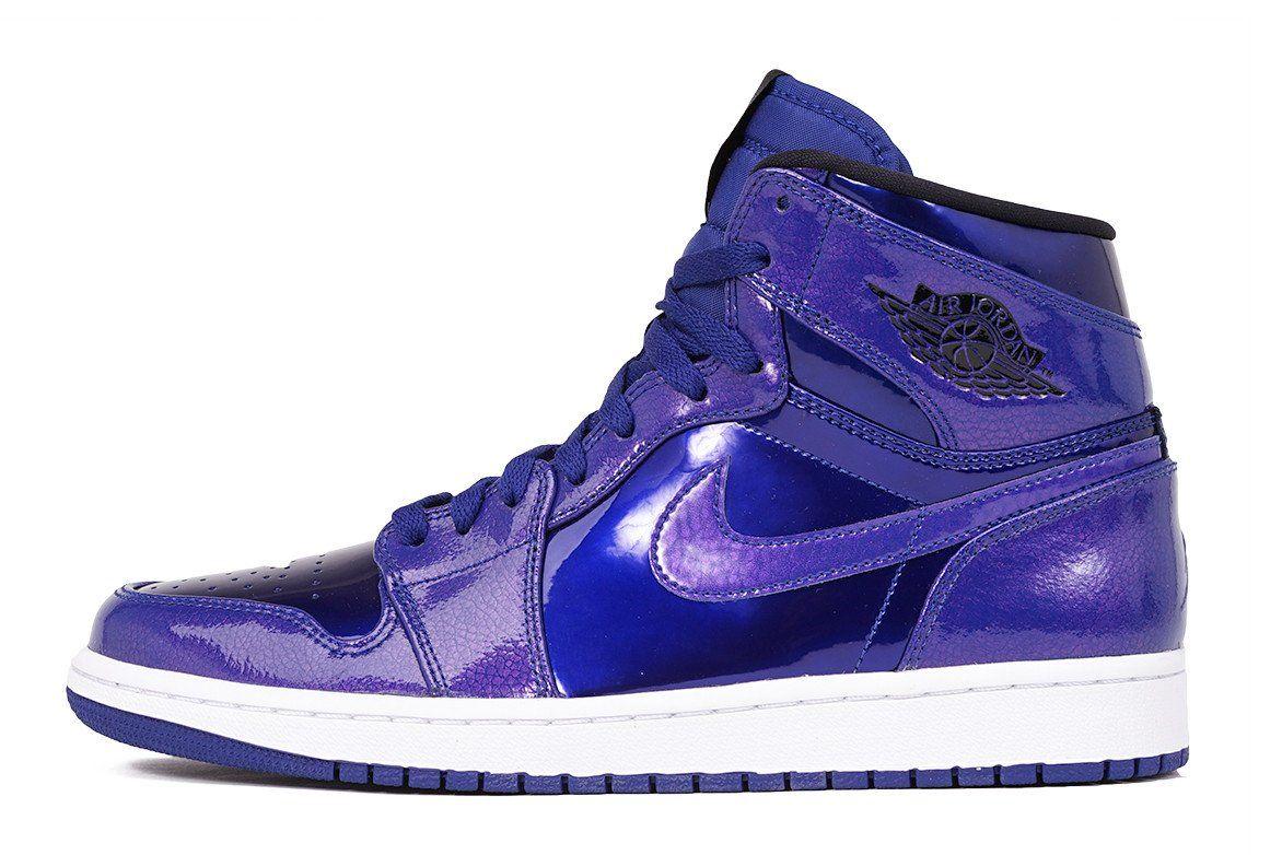 Purple and Blue Jordan Logo - Nike Air Jordan V 5 High Retro White Purple Blue Unisex Shoes ...