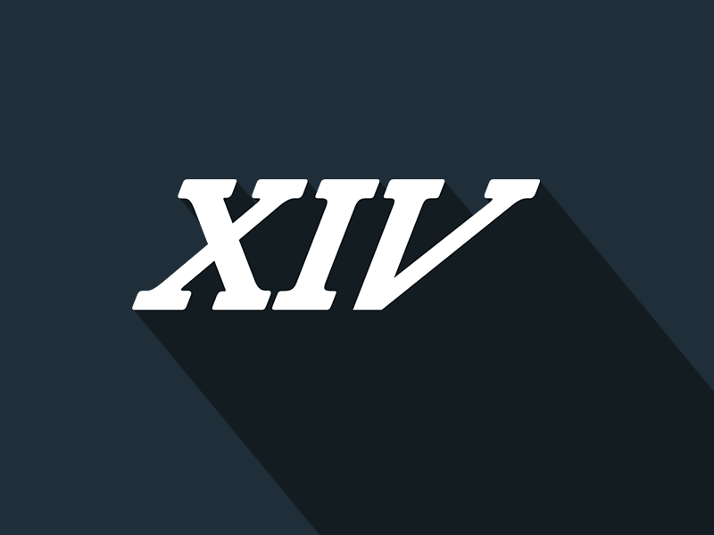 XIV Logo - XIV Logo by Joel Chris | Dribbble | Dribbble