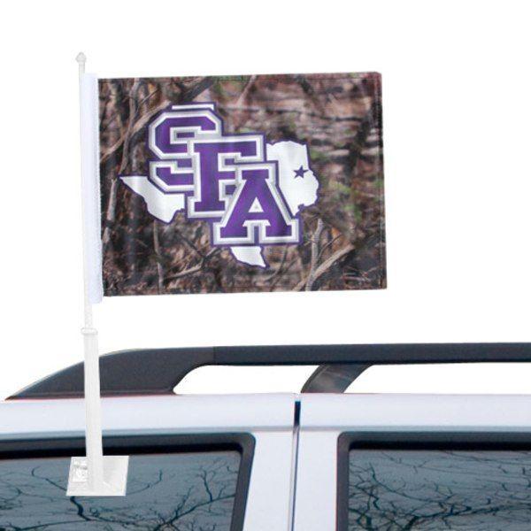 Camo Austin Logo - Stephen F Austin Lumberjacks Camo Two-Sided Fashion Car Flag ...