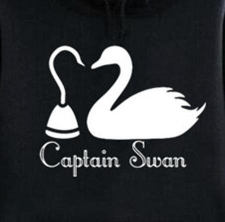 Captain Swan Logo - Sweatshirtxy.com