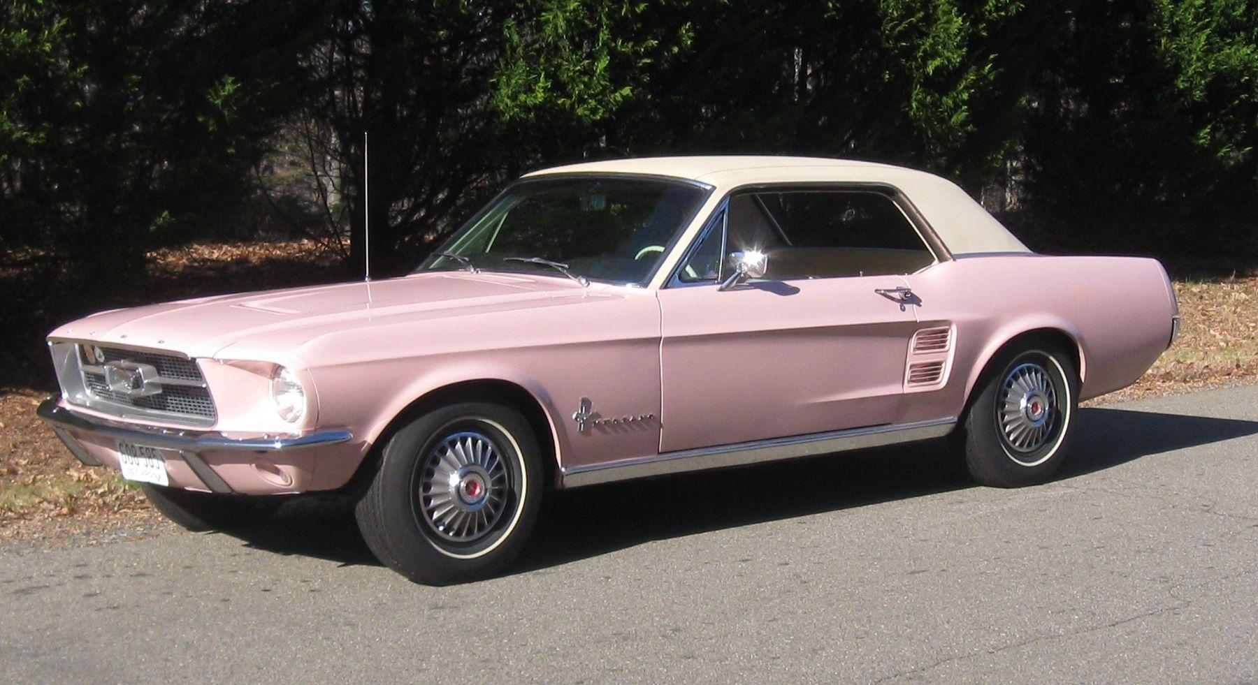 Ford Mustang Paint Logo - 1967 Ford Mustang: Dusk Rose is rare factory color - SFGate