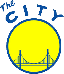 The City Logo - San Francisco Warriors Primary Logo Basketball