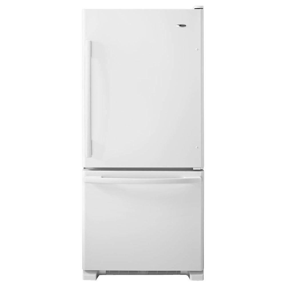 Refegerator Amana Logo - Amana 18 cu. ft. Bottom Freezer Refrigerator in White-ABB1924BRW ...