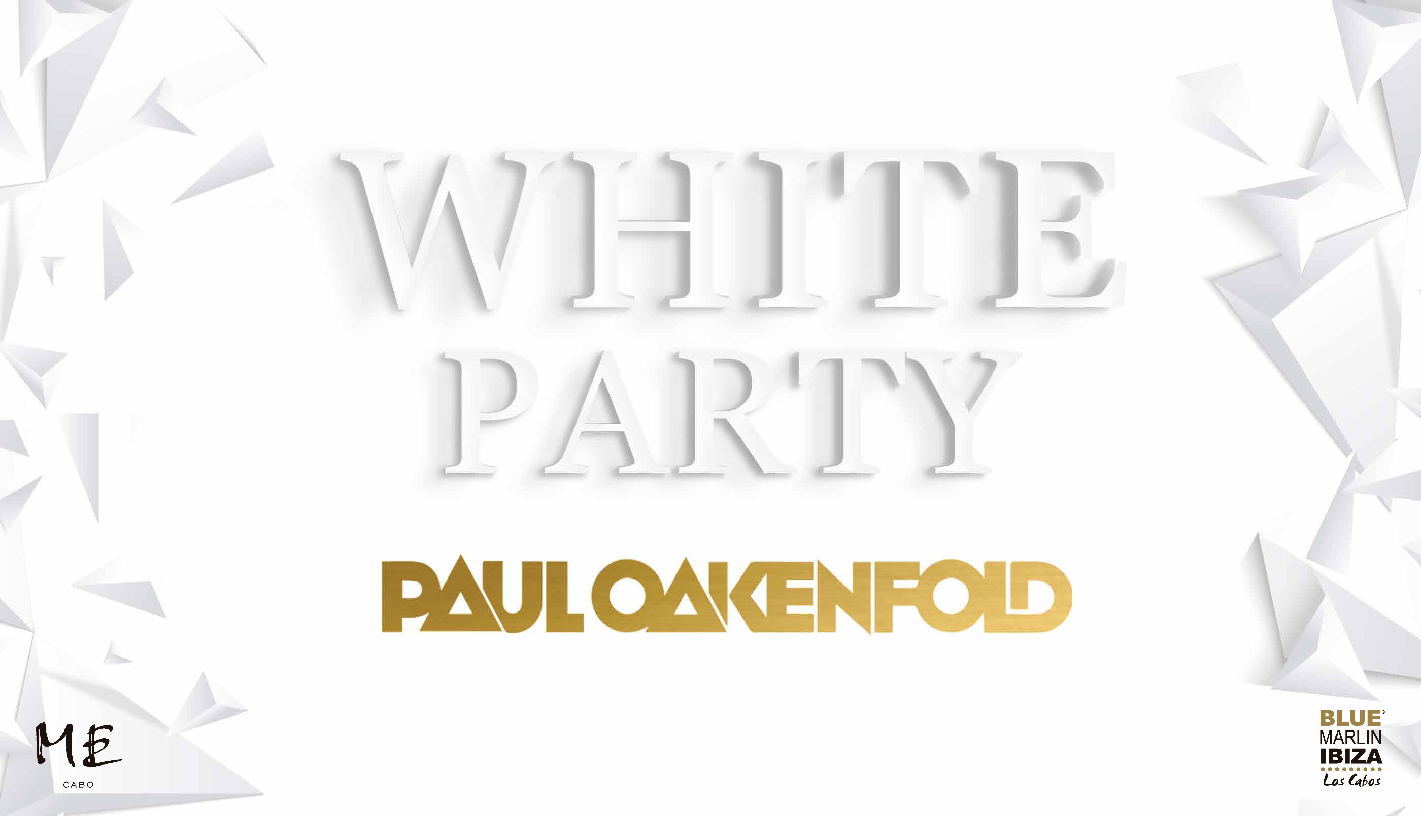 White Party Logo - White Party 2018. Blue Marlin Ibiza. Los Cabos Mexico