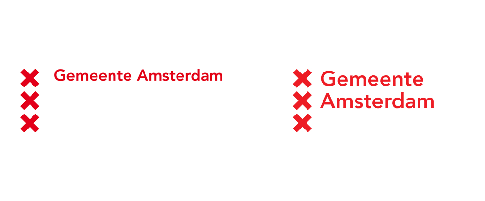 The City Logo - Brand New: New Logo and Identity for the City of Amsterdam by ...