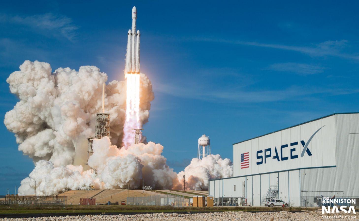 NASA Falcon 9 Logo - Falcon Heavy success paves the way for open access to space beyond ...