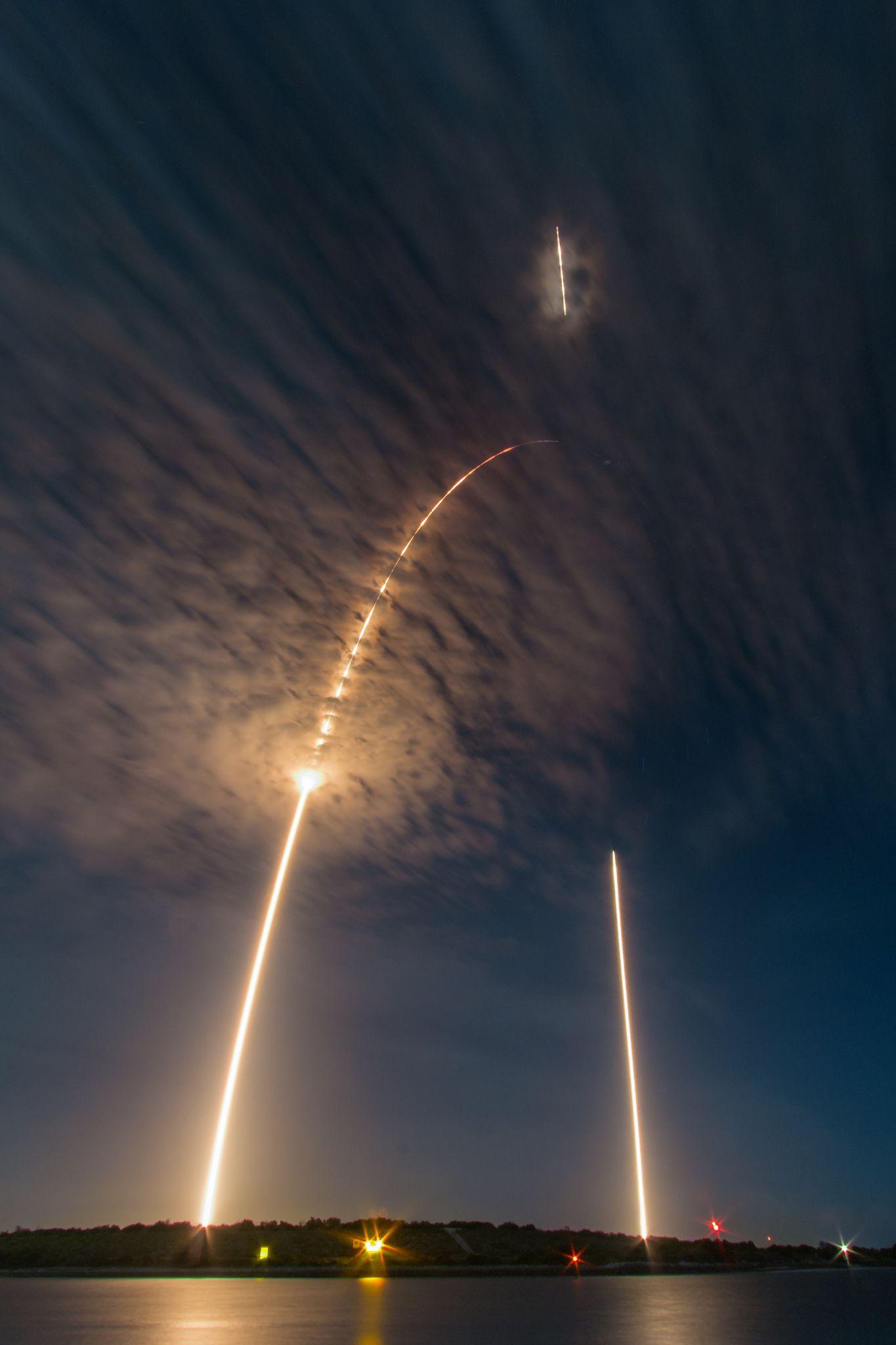 NASA Falcon 9 Logo - APOD: 2016 July 21 9: Launch and Landing