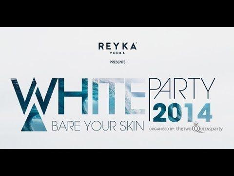 White Party Logo - Two Queens Party presents White Party SG 2014