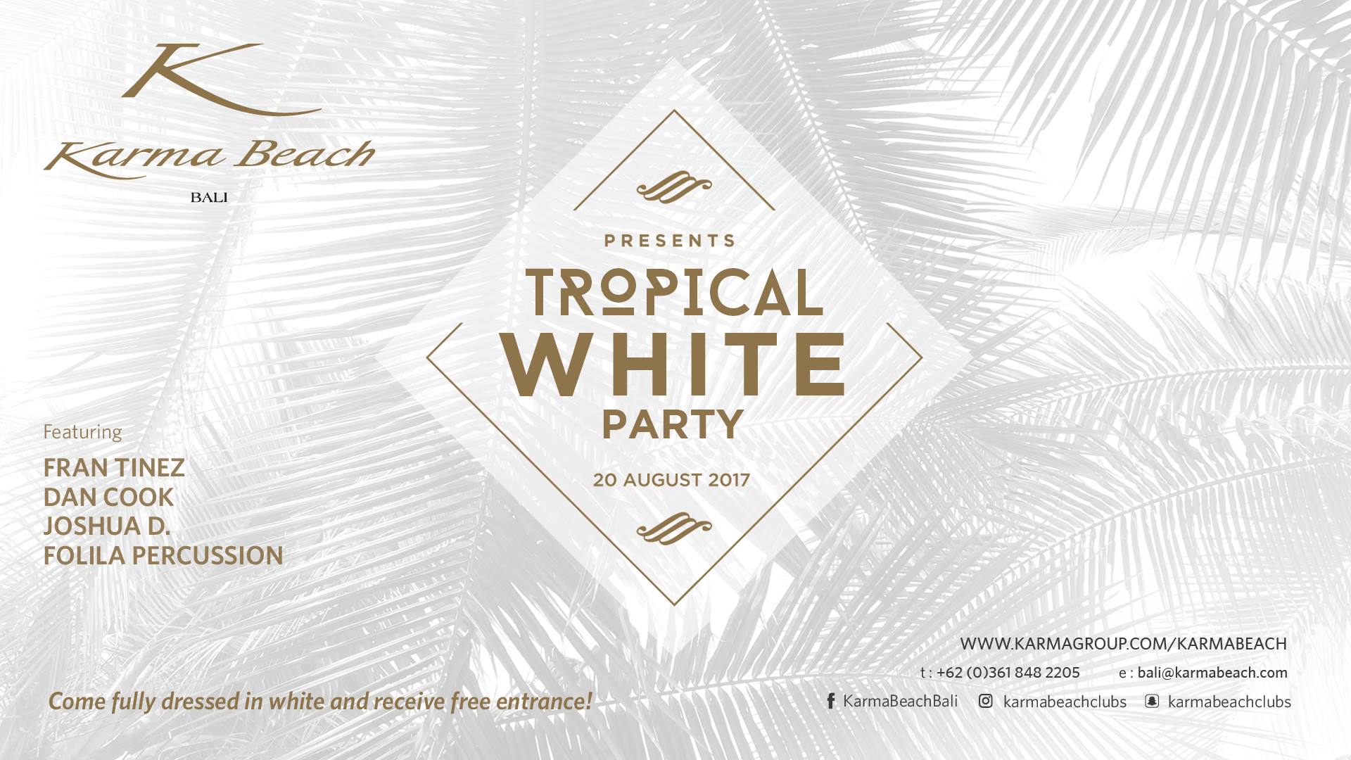 White Party Logo - Tropical White Party – Event Calendar