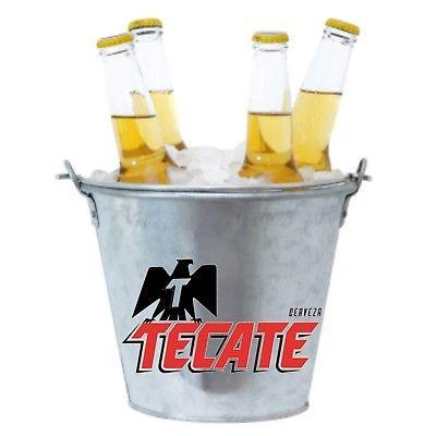 Tecate Logo - CERVEZA TECATE LOGO Beer Ice Bucket With Built In Bottle Opener