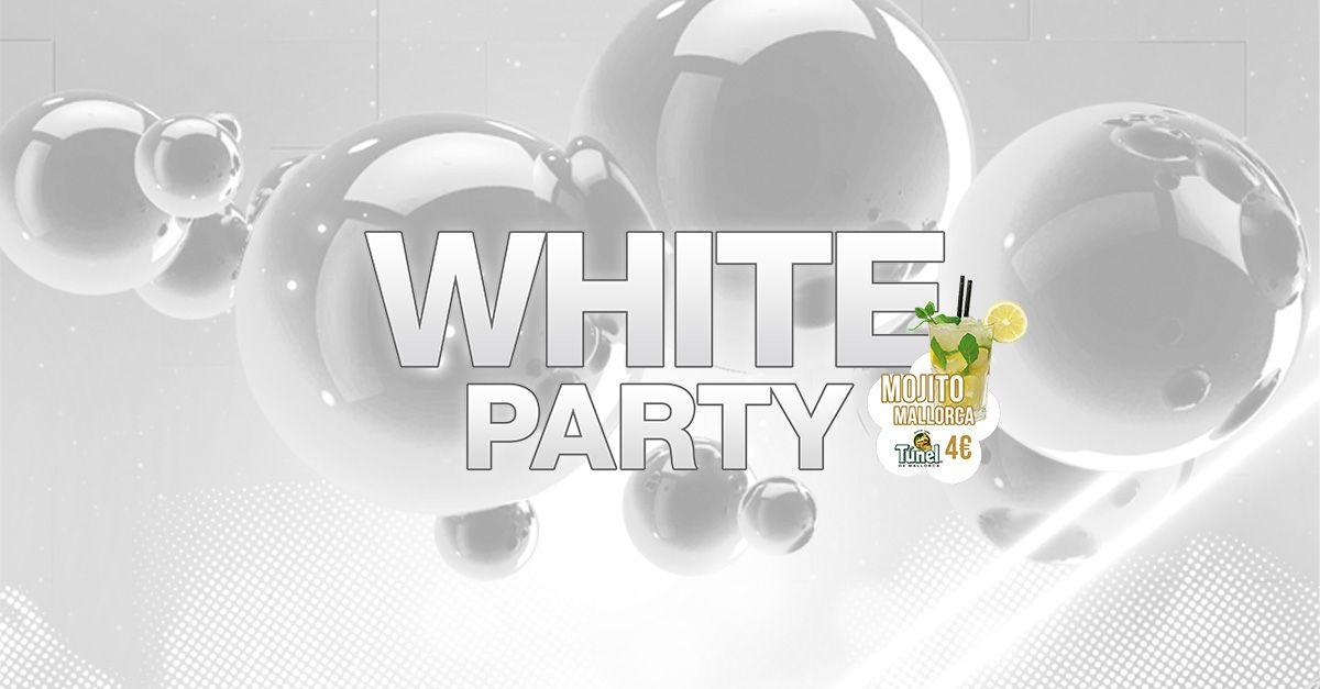 White Party Logo - parties Oharas Puerto Pollensa