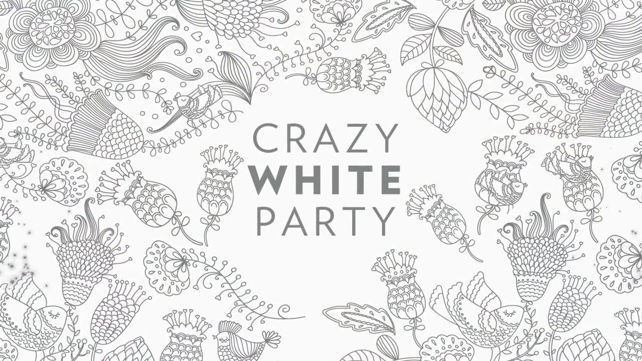 White Party Logo - Crazy White Party 2015