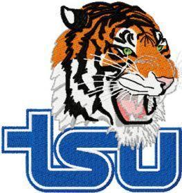 Tennessee State University Logo - Tennessee State Tigers embroidery design. I Love TSU!. Machine
