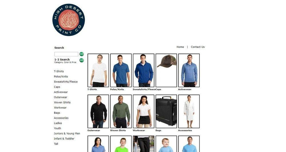Household Goods Clothing and Apparel Logo - Apparel Catalogs