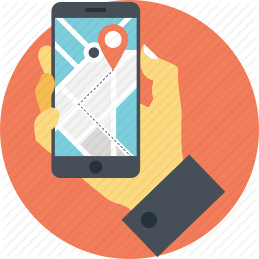 GPS App Logo - Mobile app, mobile gps, mobile navigation, navigation app