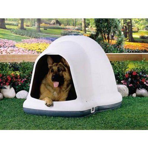 Igloo Dogs Logo - Amazon.com : Petmate Dogloo with Microban, 90-125 lb, Taupe/Black ...