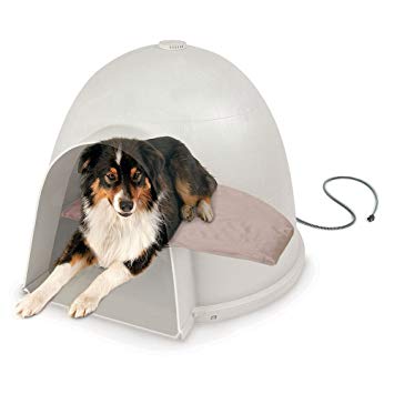 Igloo Dogs Logo - Amazon.com : K&H Pet Products Lectro-Soft Igloo Style Outdoor Heated ...