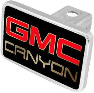 Red Gold Logo - New GMC Canyon Red/Gold Logo Tow Hitch Cover Plug | eBay