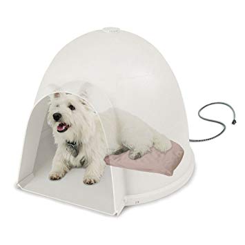 Igloo Dogs Logo - Amazon.com : K&H Pet Products Lectro-Soft Igloo Style Outdoor Heated ...